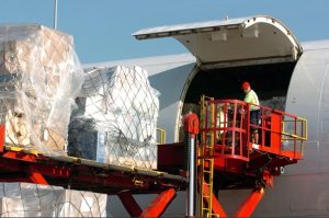 Loading freight Sydney Airport