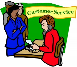 customer service cartoon